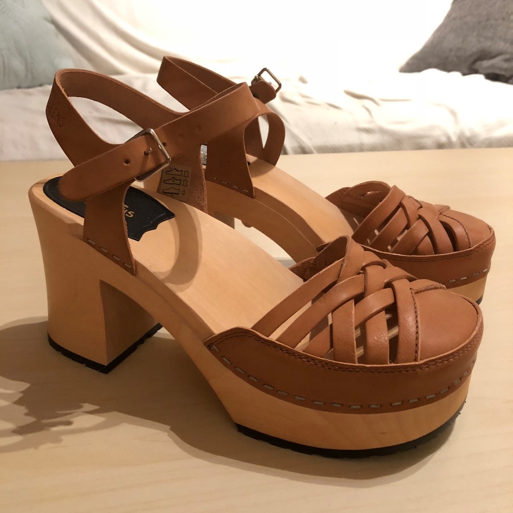 Swedish Hasbeens Elephant Platform Sandal